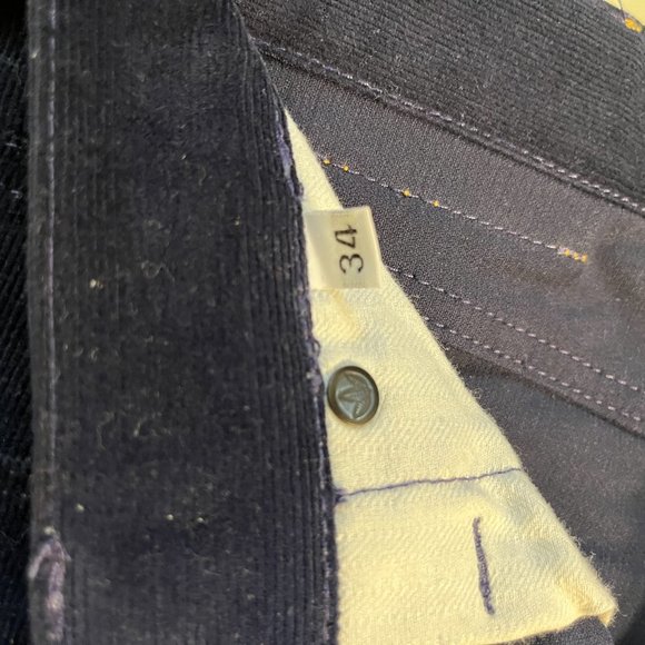 American Trench Navy Cords (Like New) 34 Waist - Picture 4 of 4